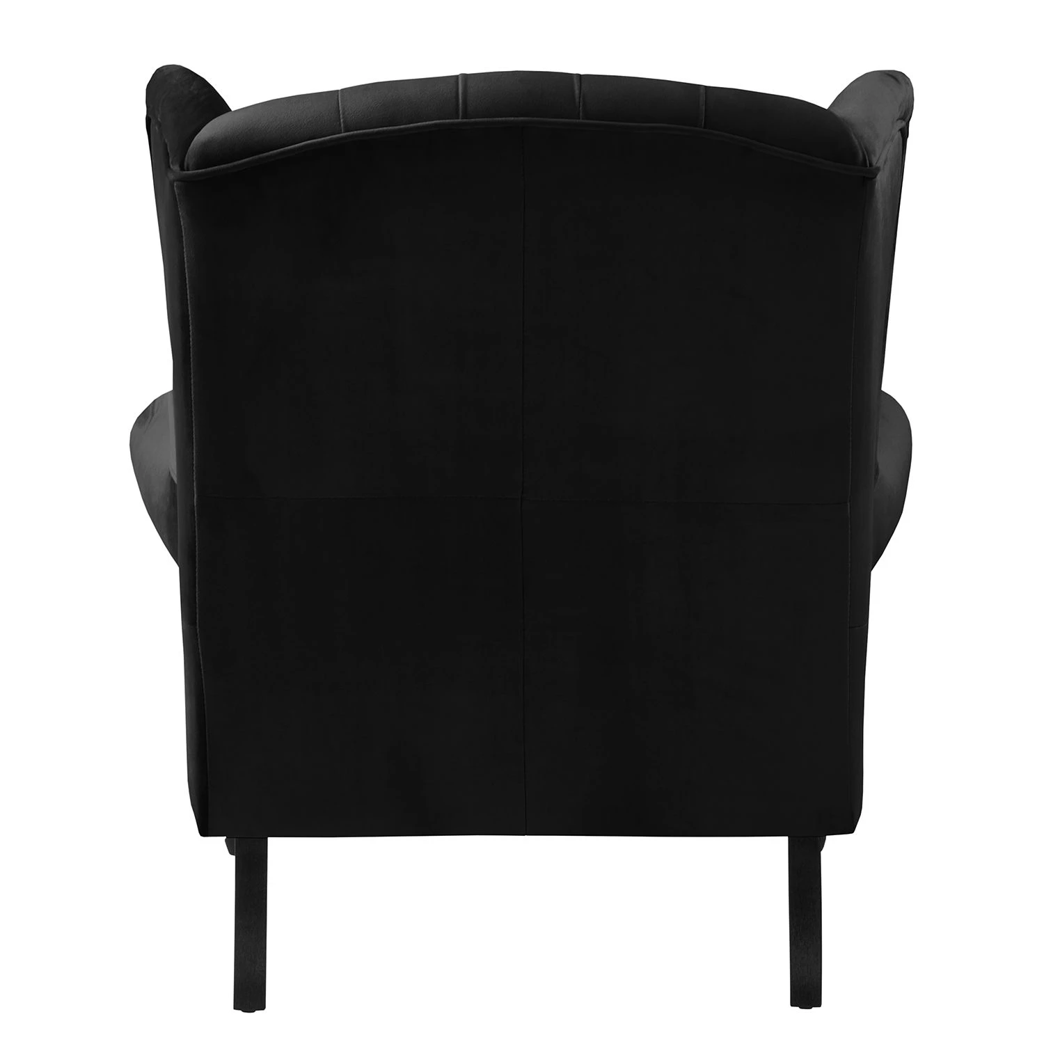Maison Belfort Fauteuil à oreilles Miscol - Noir - Avec repose-pieds 7 Maison Belfort Fauteuil à oreilles Miscol - Noir - Avec repose-pieds – Image 5