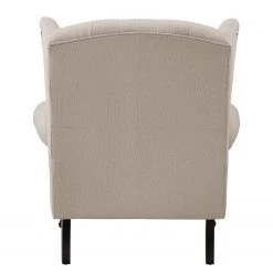 Maison Belfort Fauteuil à oreilles Miscol - Cappuccino - Sans repose-pieds -Pas Cher Fauteuils Magasin sessel miscol webstoff ohne hocker cappuccino 4886688