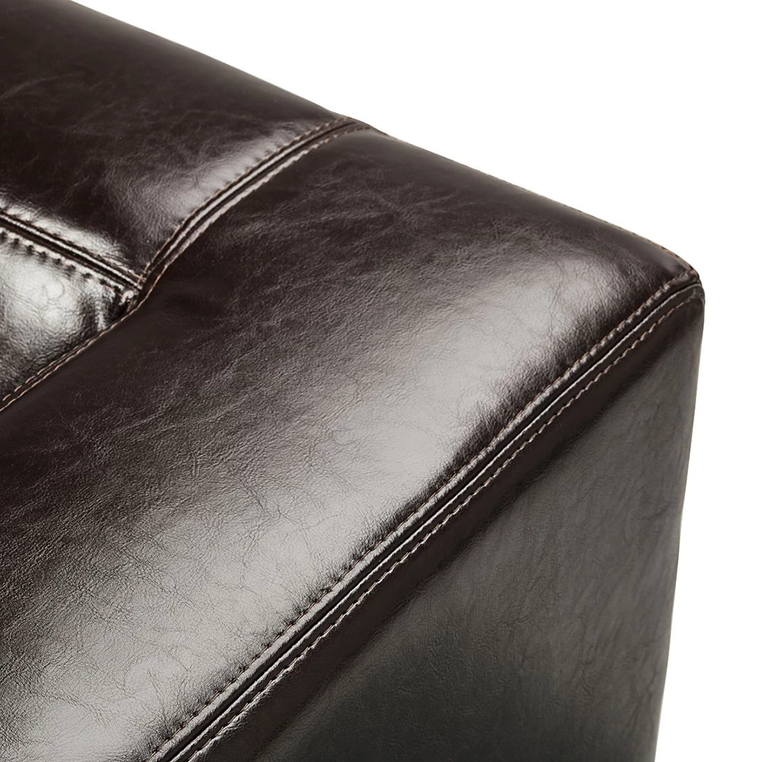 Maison Belfort Fauteuil Nespolo - Cuir véritable marron foncé 7 Maison Belfort Fauteuil Nespolo - Cuir véritable marron foncé – Image 5