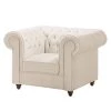 Maison Belfort Fauteuil Chesterfield Pintano - Beige -Pas Cher Fauteuils Magasin sessel pintano webstoff beige 4897600