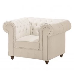 Maison Belfort Fauteuil Chesterfield Pintano - Beige