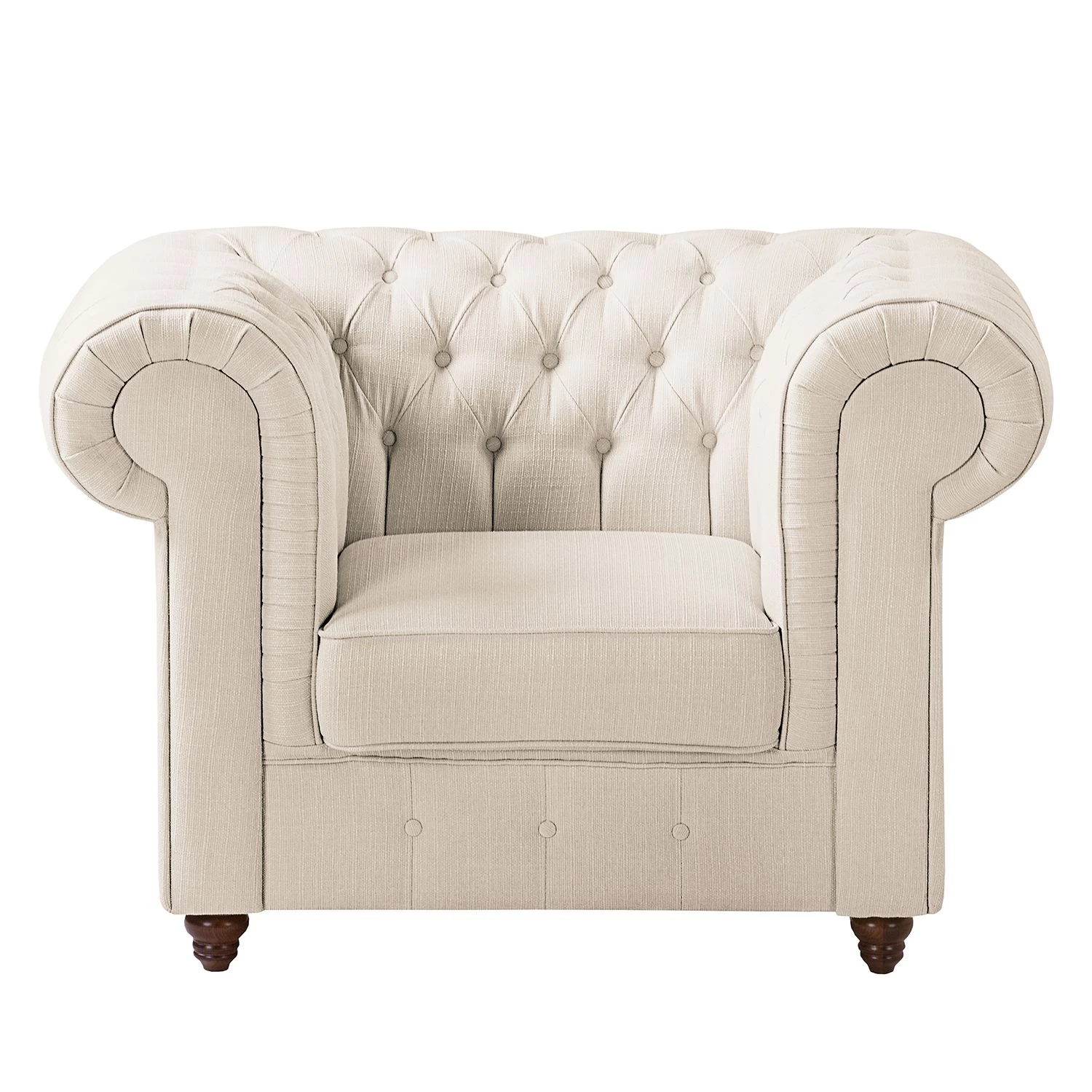 Maison Belfort Fauteuil Chesterfield Pintano - Beige 5 Maison Belfort Fauteuil Chesterfield Pintano - Beige – Image 3
