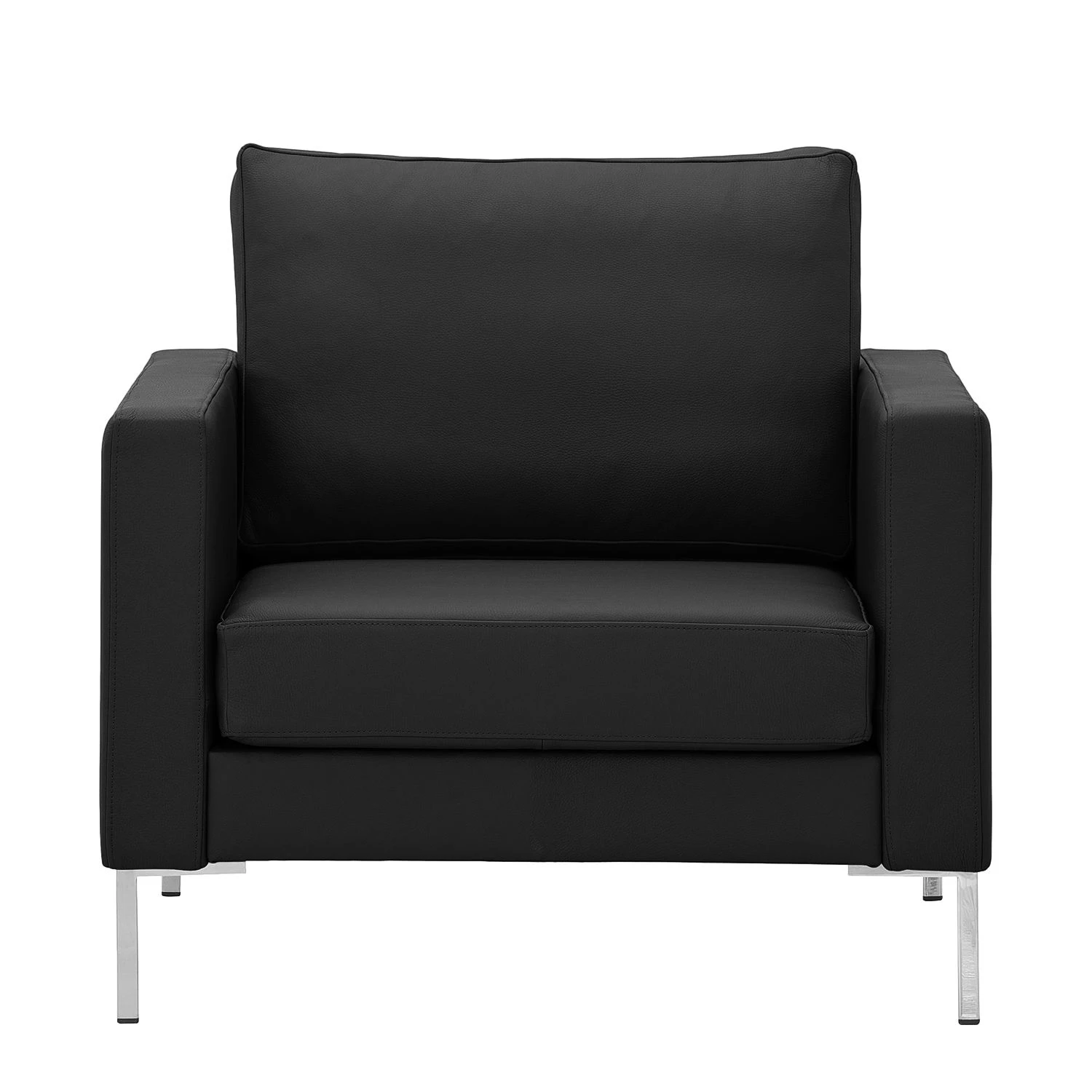 Fredriks Fauteuil Portobello Cuir véritable - Cuir véritable Gad : Noir - Angulaire 4 Fredriks Fauteuil Portobello Cuir véritable - Cuir véritable Gad : Noir - Angulaire – Image 2