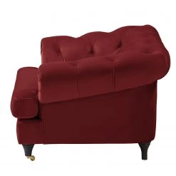 Jack & Alice Fauteuil Thory - Rouge -Pas Cher Fauteuils Magasin sessel thory samt rot 4897108