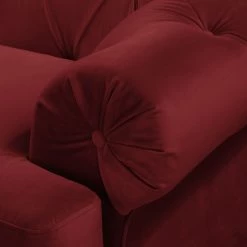 Jack & Alice Fauteuil Thory - Rouge -Pas Cher Fauteuils Magasin sessel thory samt rot 4897120