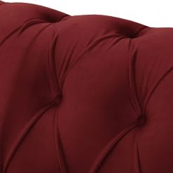 Jack & Alice Fauteuil Thory - Rouge -Pas Cher Fauteuils Magasin sessel thory samt rot 4897124