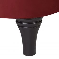 Jack & Alice Fauteuil Thory - Rouge -Pas Cher Fauteuils Magasin sessel thory samt rot 4897140