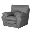 Modoform Fauteuil Torsby - Imitation cuir 2 Modoform Fauteuil Torsby - Imitation cuir -Pas Cher Fauteuils Magasin sessel torsby kunstleder grau 5070200