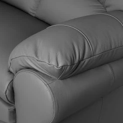 Modoform Fauteuil Torsby - Imitation cuir -Pas Cher Fauteuils Magasin sessel torsby kunstleder grau 5070236