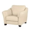 Modoform Fauteuil convertible Toucy - Cuir véritable Beige -Pas Cher Fauteuils Magasin sessel toucy echtleder beige 1159966