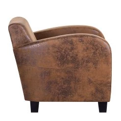 Ars manufacti Fauteuil Tullow - Aspect vieux cuir marron -Pas Cher Fauteuils Magasin sessel tullow antiklederlook braun 405124