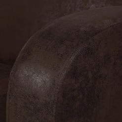 Ars manufacti Fauteuil Tullow - Aspect vieux cuir marron foncé -Pas Cher Fauteuils Magasin sessel tullow antiklederoptik dunkelbraun 437592