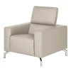 Loftscape Fauteuil Varberg - Cuir véritable taupe -Pas Cher Fauteuils Magasin sessel varberg echtleder taupe 1163842