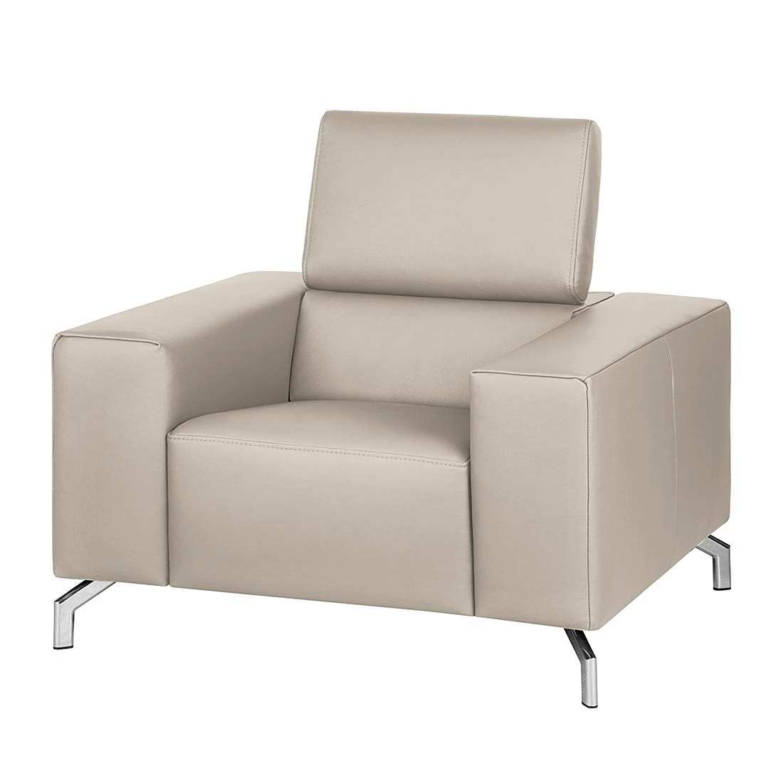 Loftscape Fauteuil Varberg XXL - Cuir véritable taupe 3 Loftscape Fauteuil Varberg XXL - Cuir véritable taupe