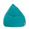 SITTING POINT Pouf poire Easy L - Turquoise -Pas Cher Fauteuils Magasin sitzsack easy l microfaser tuerkis 3306325