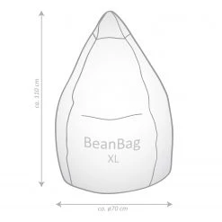 SITTING POINT Pouf poire Fluffy Hearts - Rose bébé -Pas Cher Fauteuils Magasin sitzsack fluffy hearts webstoff weiss 5078080