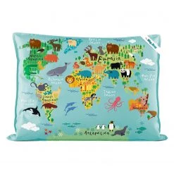 SITTING POINT Pouf géant Little BigBag World - Tissu - Bleu lagon