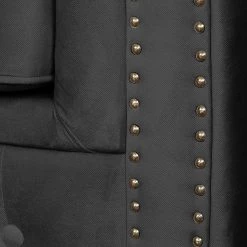 Jack & Alice Fauteuil Esplanada - Noir -Pas Cher Fauteuils Magasin sofa esplanada 3 sitzer microfaser schwarz 4504588