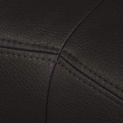 Modoform Fauteuil Lakin Imitation cuir - Marron foncé -Pas Cher Fauteuils Magasin sofa lakin 3 sitzer kunstleder dunkelbraun 4077380