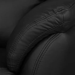 Modoform Fauteuil Windom Imitation cuir - Noir -Pas Cher Fauteuils Magasin sofa windom 3 sitzer kunstleder schwarz 4087964