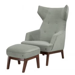 Tom Tailor Fauteuil à oreilles Cozy - Tissu - Granit