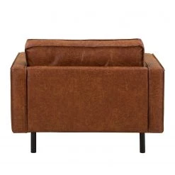 Ars manufacti Grand fauteuil FORT DODGE - Microfibre Yaka: Cognac -Pas Cher Fauteuils Magasin xl sessel fort dodge antiklederlook cognac 4670056
