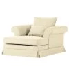 Maison Belfort Fauteuil XXL Campagne - Ecru -Pas Cher Fauteuils Magasin xxl sessel campagne webstoff beige 4988416