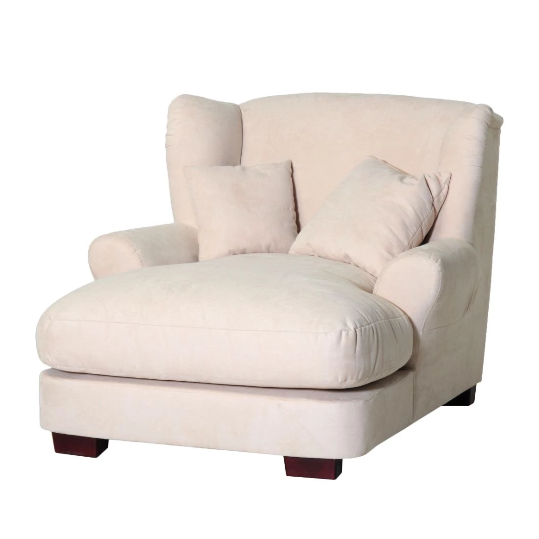 Maison Belfort Fauteuil XXL Heaven - Microfibre - Crème 3 Maison Belfort Fauteuil XXL Heaven - Microfibre - Crème
